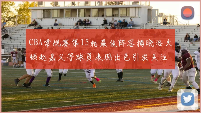CBA常规赛第15轮最佳阵容揭晓洛夫顿赵嘉义等球员表现出色引发关注